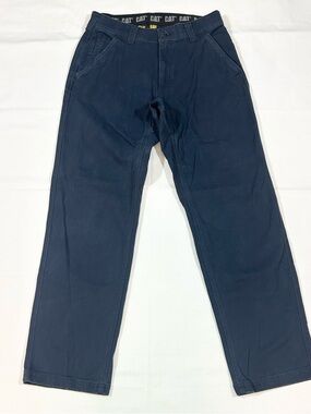 Cat Caterpillar Pants Mens 30x31 Straight Leg Elastic Waist Construction Worker